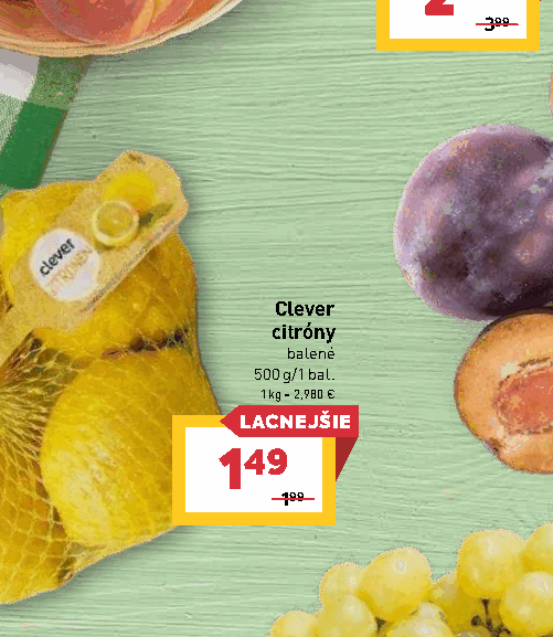 Clever citróny balené