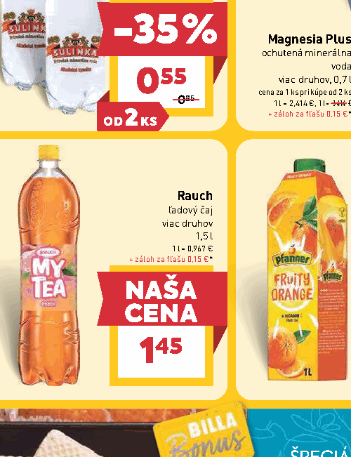 Rauch ľadový čaj viac druhov