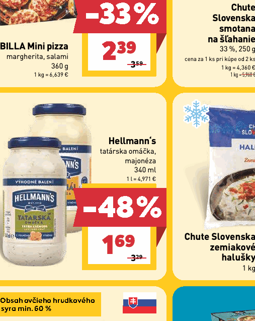 Hellmann‘s tatárska omáčka, majonéza