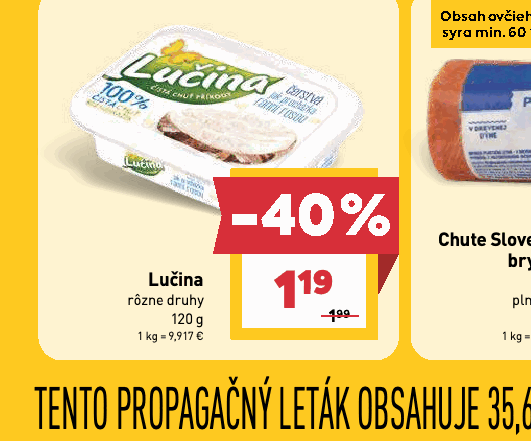 Lučina rôzne druhy