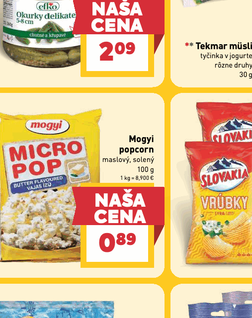 Mogyi popcorn maslový, solený