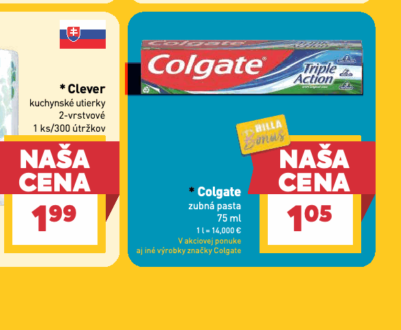 Colgate zubná pasta aj iné výrobky značky Colgate
