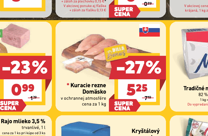 Kuracie rezne Domäsko v ochrannej atmosfére