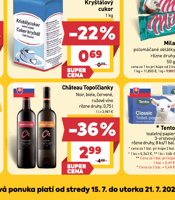 Château Topoľčianky Noir, biele, červené, ružové víno rôzne druhy, 0,75 l