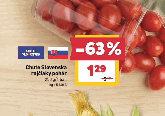 Chute Slovenska rajčiaky pohár