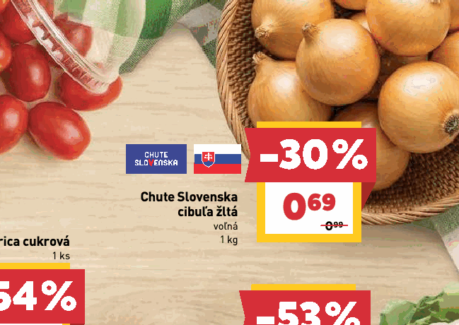 Chute Slovenska cibuľa žltá voľná
