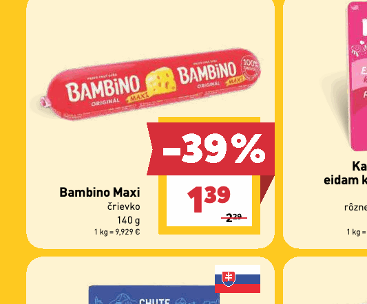 Bambino Maxi črievko