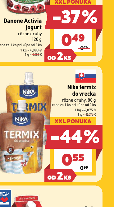 Nika termix do vrecka rôzne druhy, 80 g