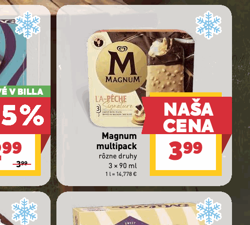Magnum multipack rôzne druhy
