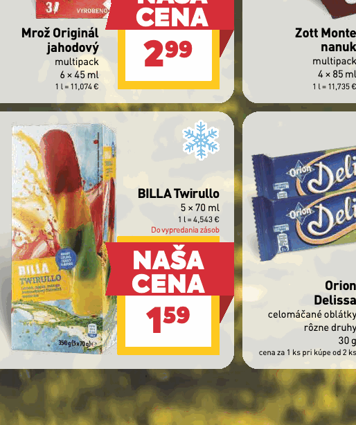 BILLA Twirullo