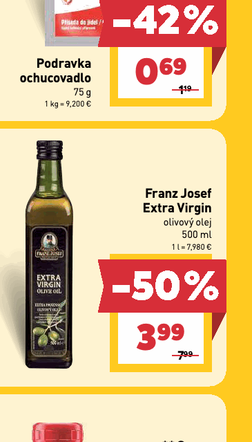 Franz Josef Extra Virgin olivový olej