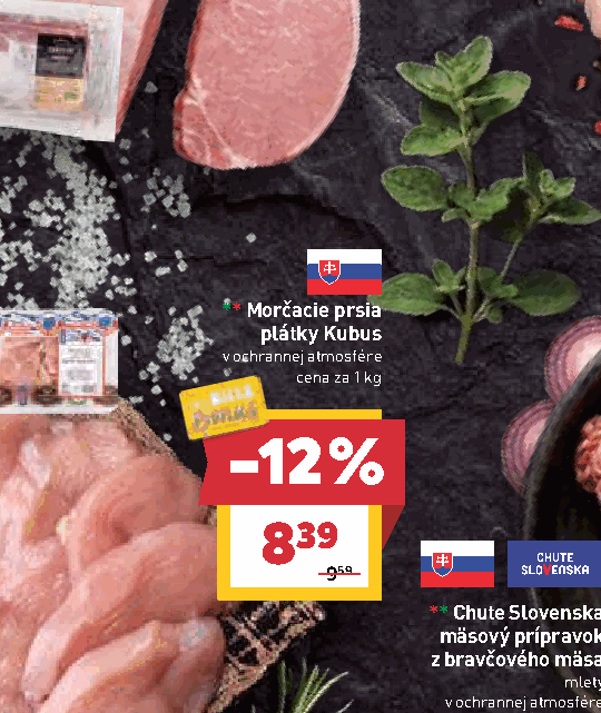 Morčacie prsia plátky Kubus v ochrannej atmosfére