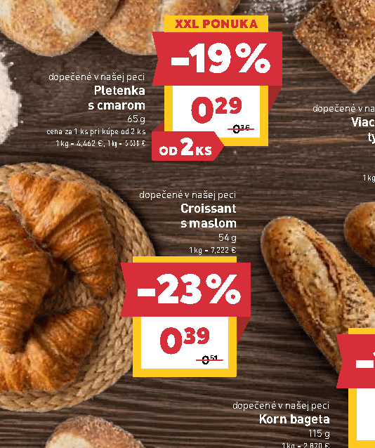 Croissant s maslom