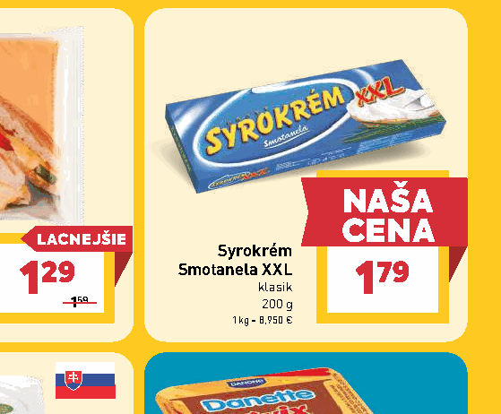 Syrokrém Smotanela XXL klasik