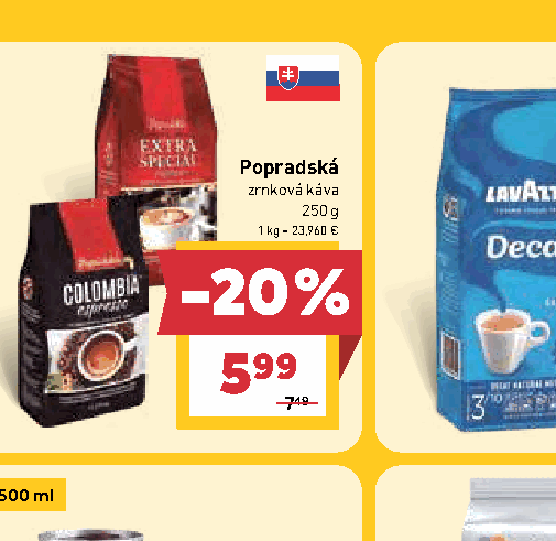 Popradská zrnková káva