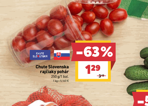 Chute Slovenska rajčiaky pohár