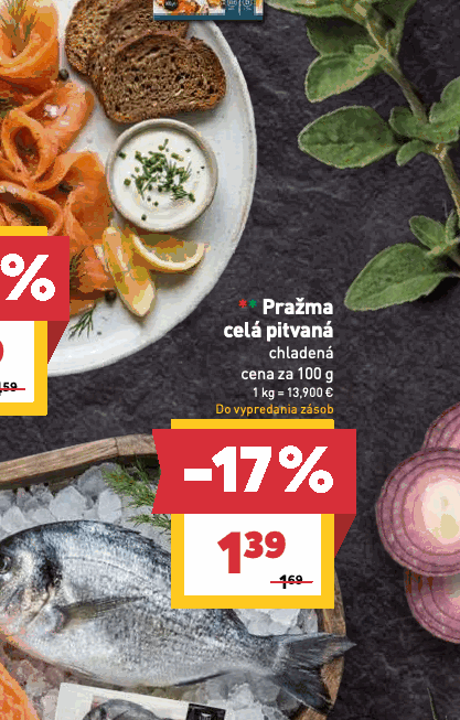 Pražma celá pitvaná chladená