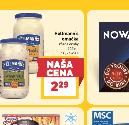 Hellmann‘s omáčka rôzne druhy