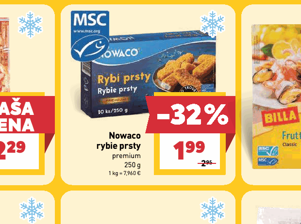 Nowaco rybie prsty premium