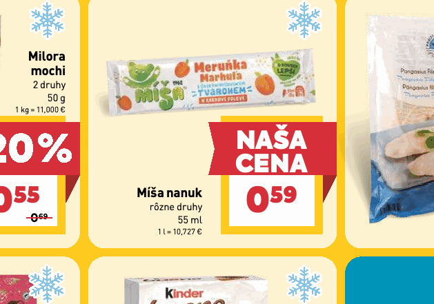 Míša nanuk rôzne druhy