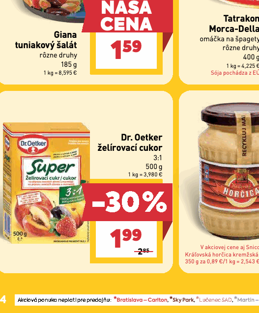 Dr. Oetker želírovací cukor 3:1