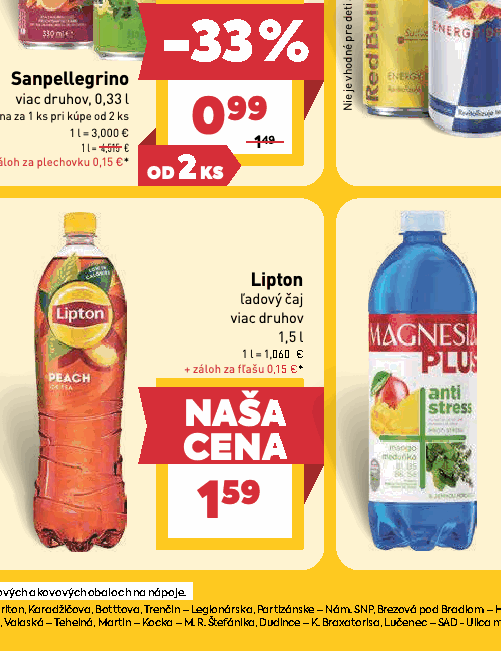 Lipton ľadový čaj viac druhov