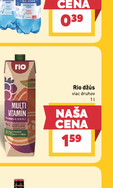 Rio džús viac druhov