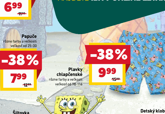 Plavky chlapčenské rôzne farby a veľkosti veľkosť od 98-116