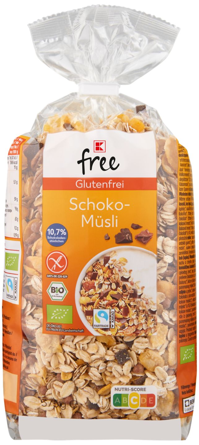 K-free BIO Müsli s kúskami, bezgluténové