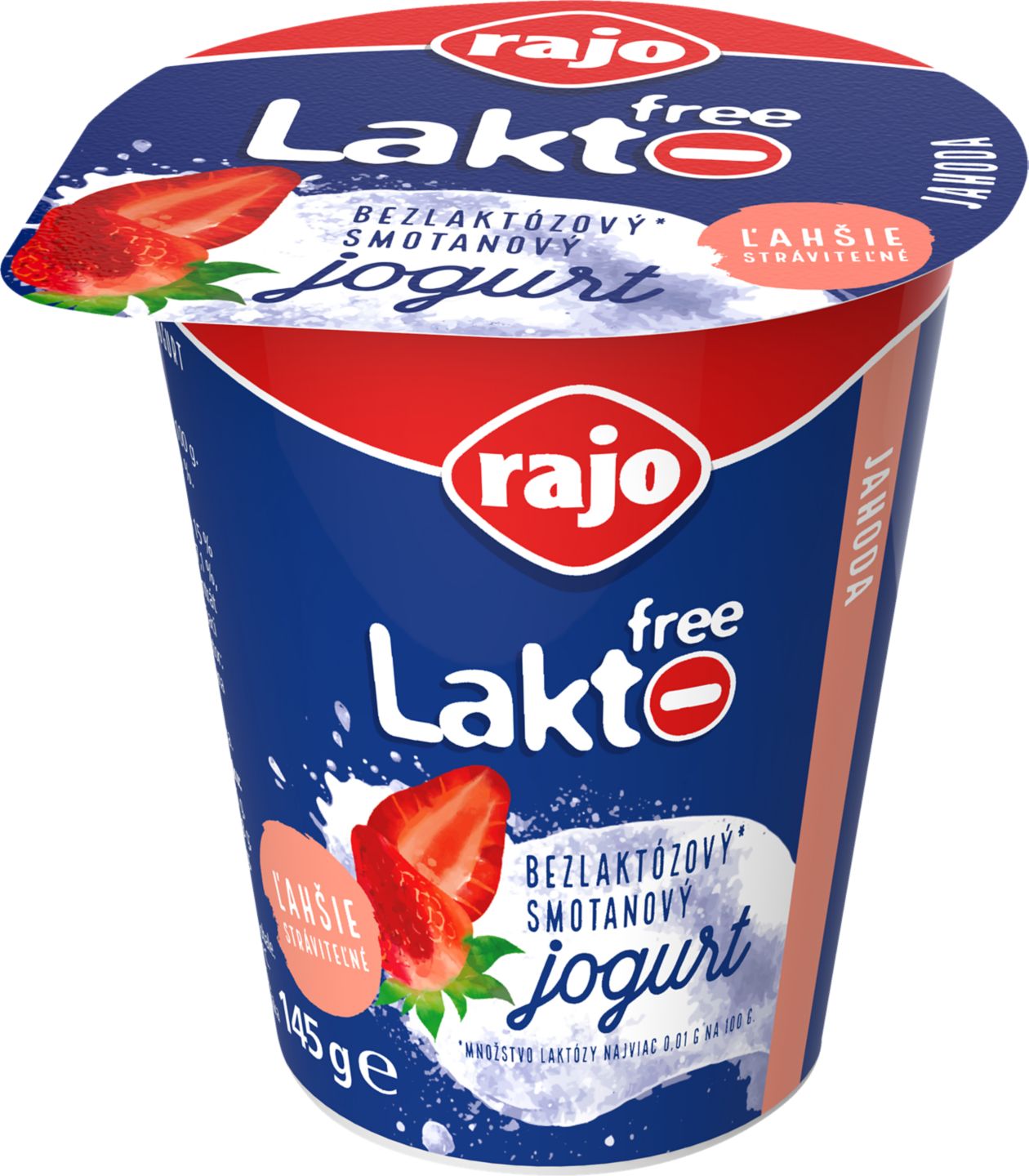 Rajo Delakt.smotanový jogurt jahoda