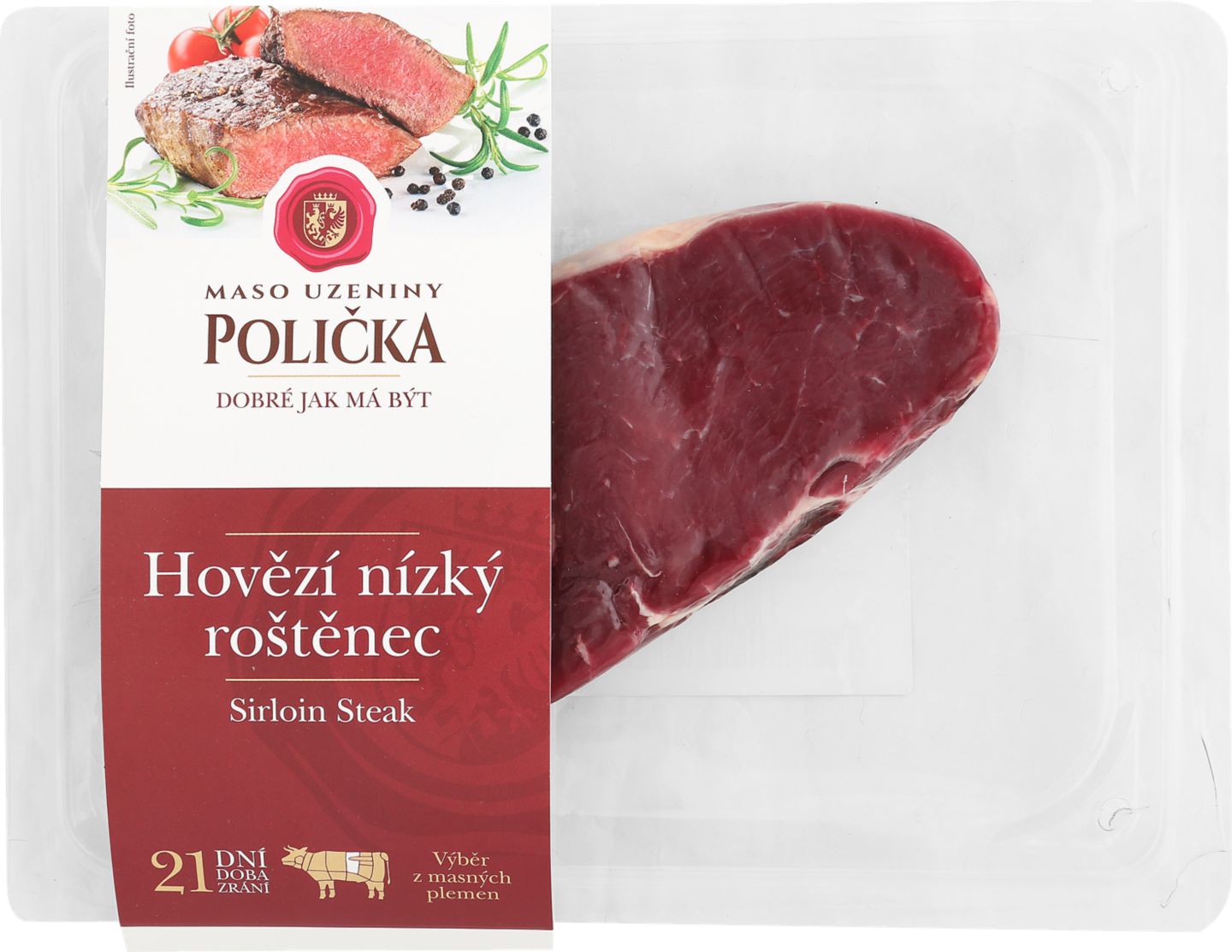 Steak z nízkej roštenky Roastbeef steak