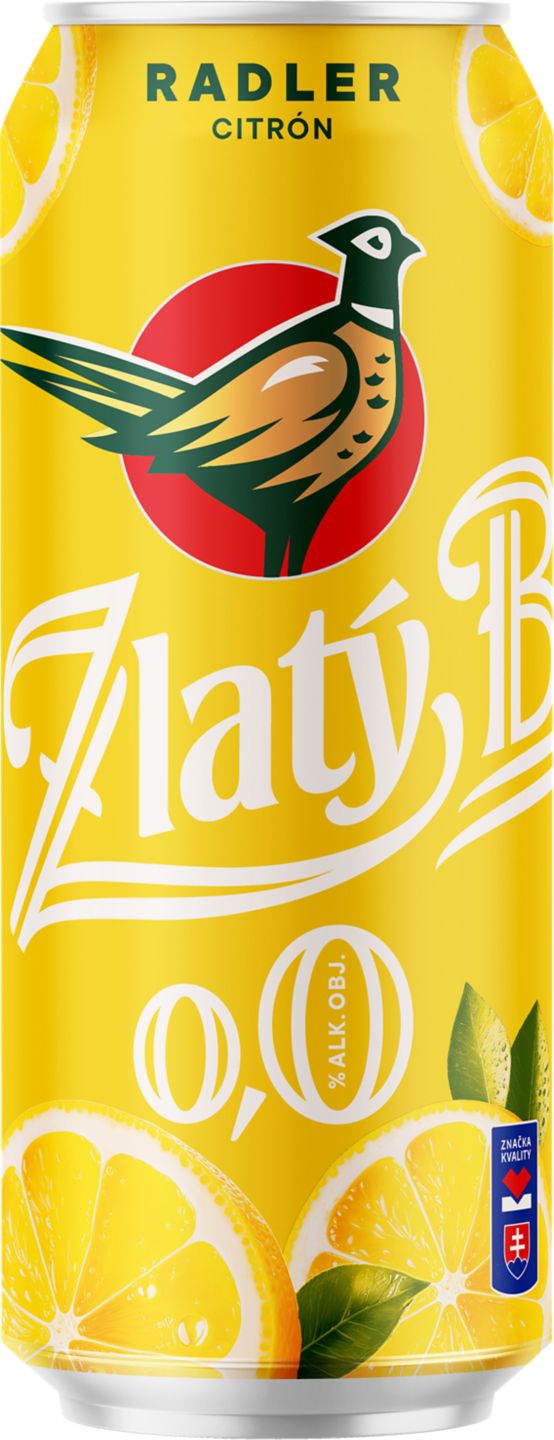 Zlatý Bažant Radler nealko