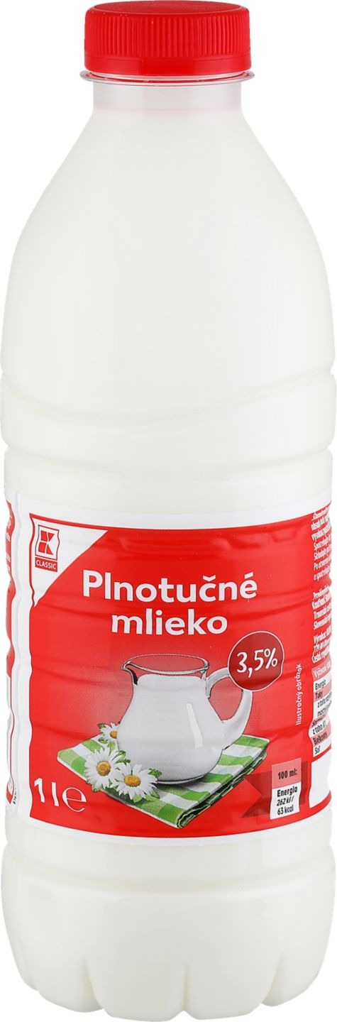 K-Classic Čerstvé mlieko plnotučné