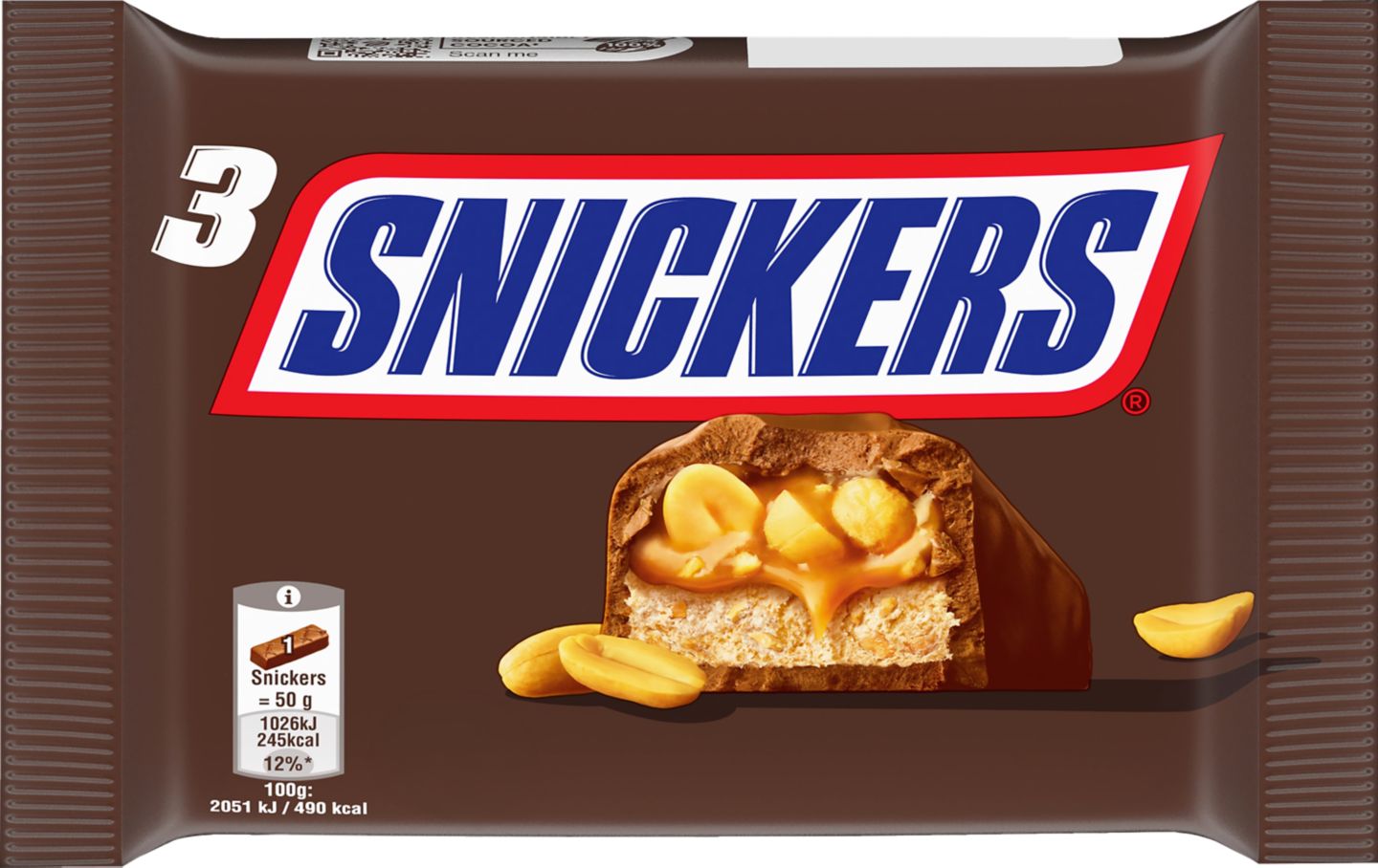 Snickers Čokoládové tyčinky
