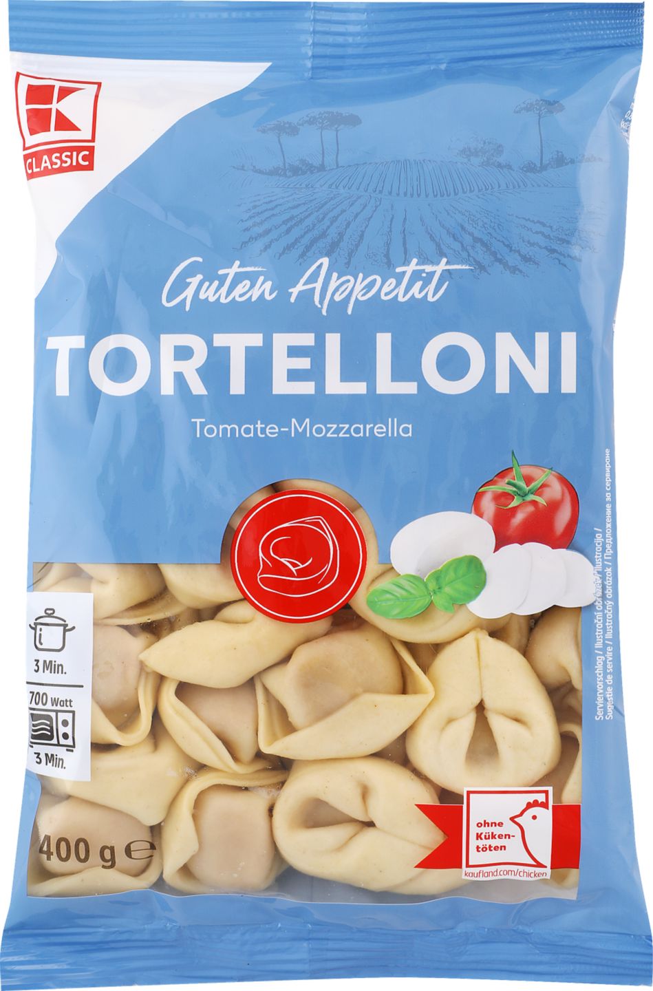 K-Classic Tortelloni plnené rôzne druhy