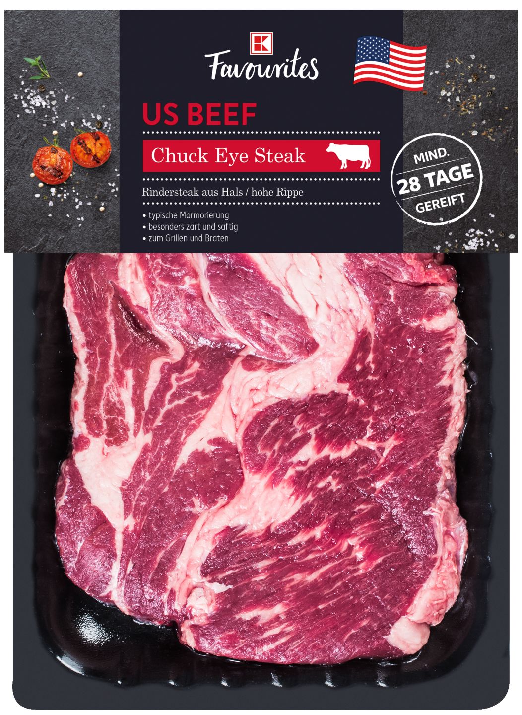 K-Favourites Hovädzí steak Chuck Eye