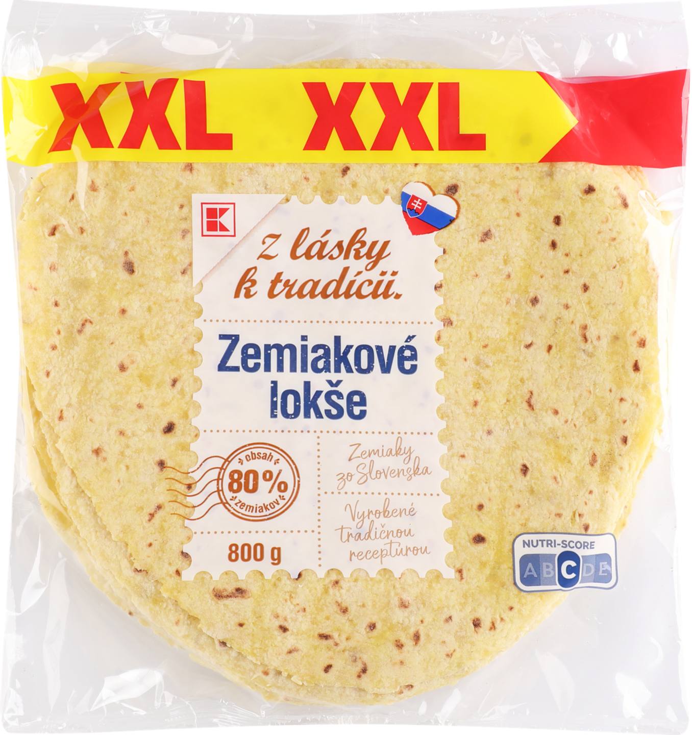 Cena s Kaufland XTRA Zemiakové lokše XXL