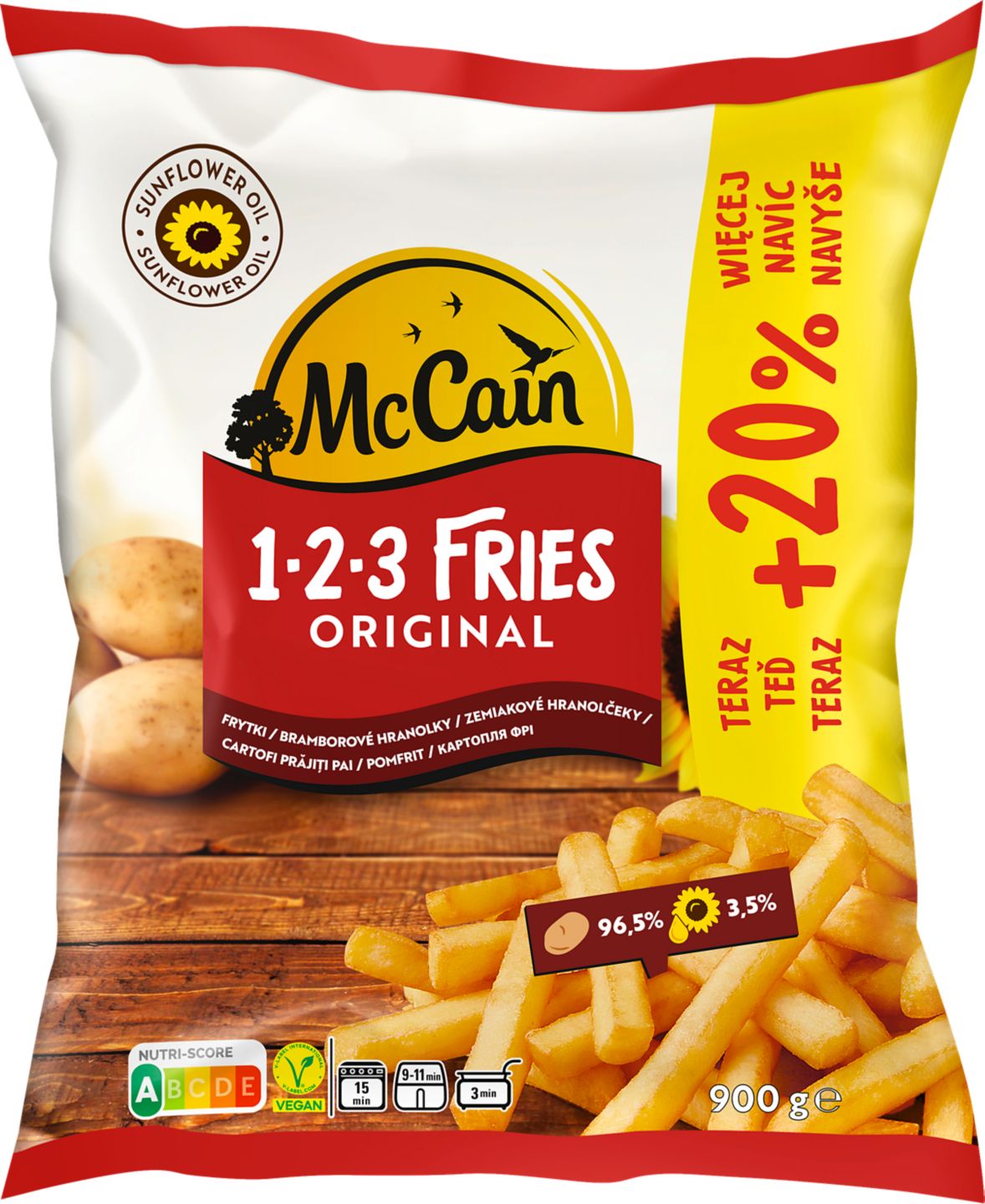 McCain Hranolčeky 123 Fries