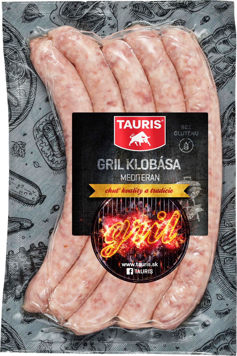 Gril klobása Mediteran 220 g