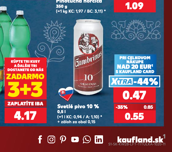 Svetlé pivo 10 %