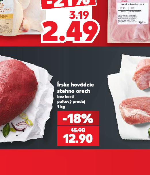 Írske hovädzie stehno orech