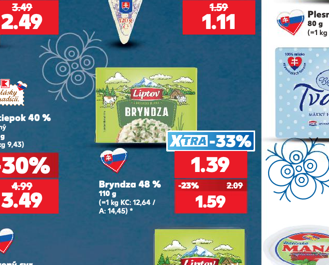 Bryndza 48 %