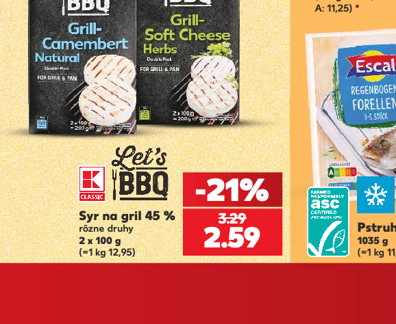 Syr na gril 45 %