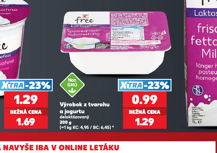 Výrobok z tvarohu a jogurtu
