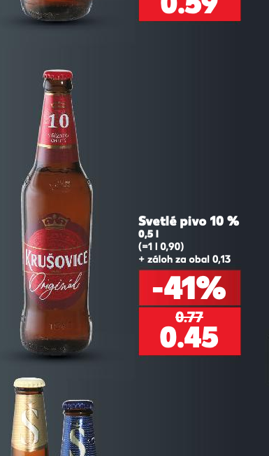 Svetlé pivo 10 %