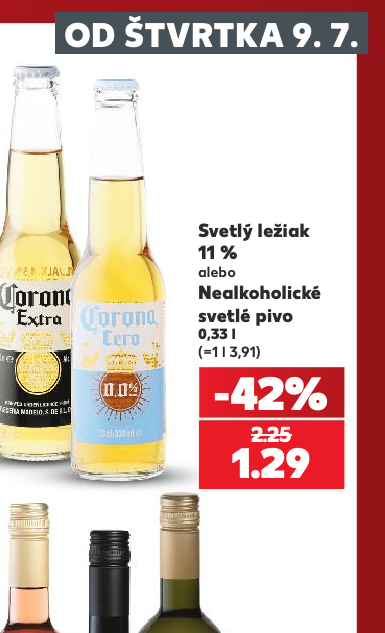 Nealkoholické svetlé pivo