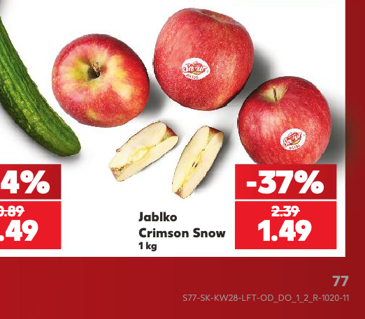 Jablko Crimson Snow