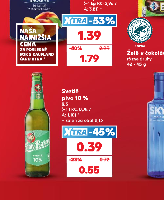 Svetlé pivo 10 %