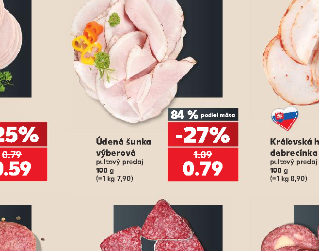 Údená šunka výberová