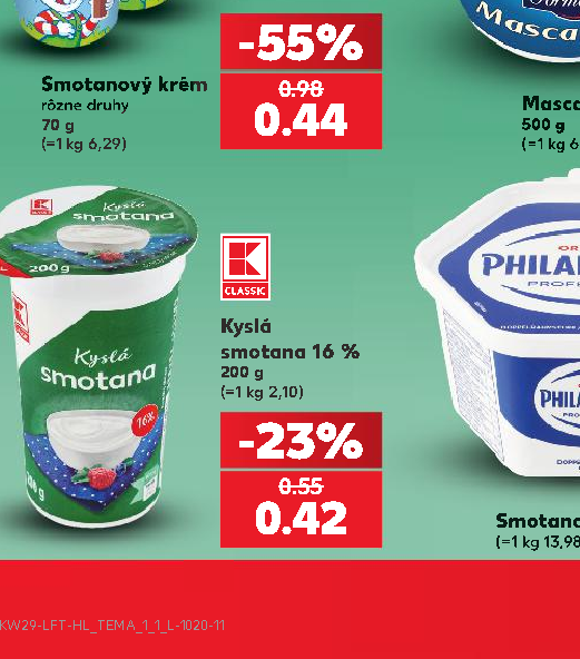 Kyslá smotana 16 %